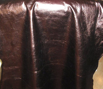 Lambskin - mahogany metallic 7.75 square feet
