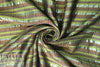 Italian olive/plum metallic graphic poly/silk lame' .66 yds