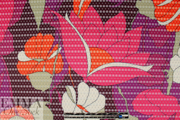 Trin@ Turk floral printed 'laser cut' poly knit