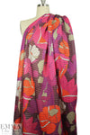 Trin@ Turk floral printed 'laser cut' poly knit