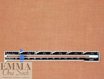 medium-light weight tumbled linen - dusty apricot 1 yard