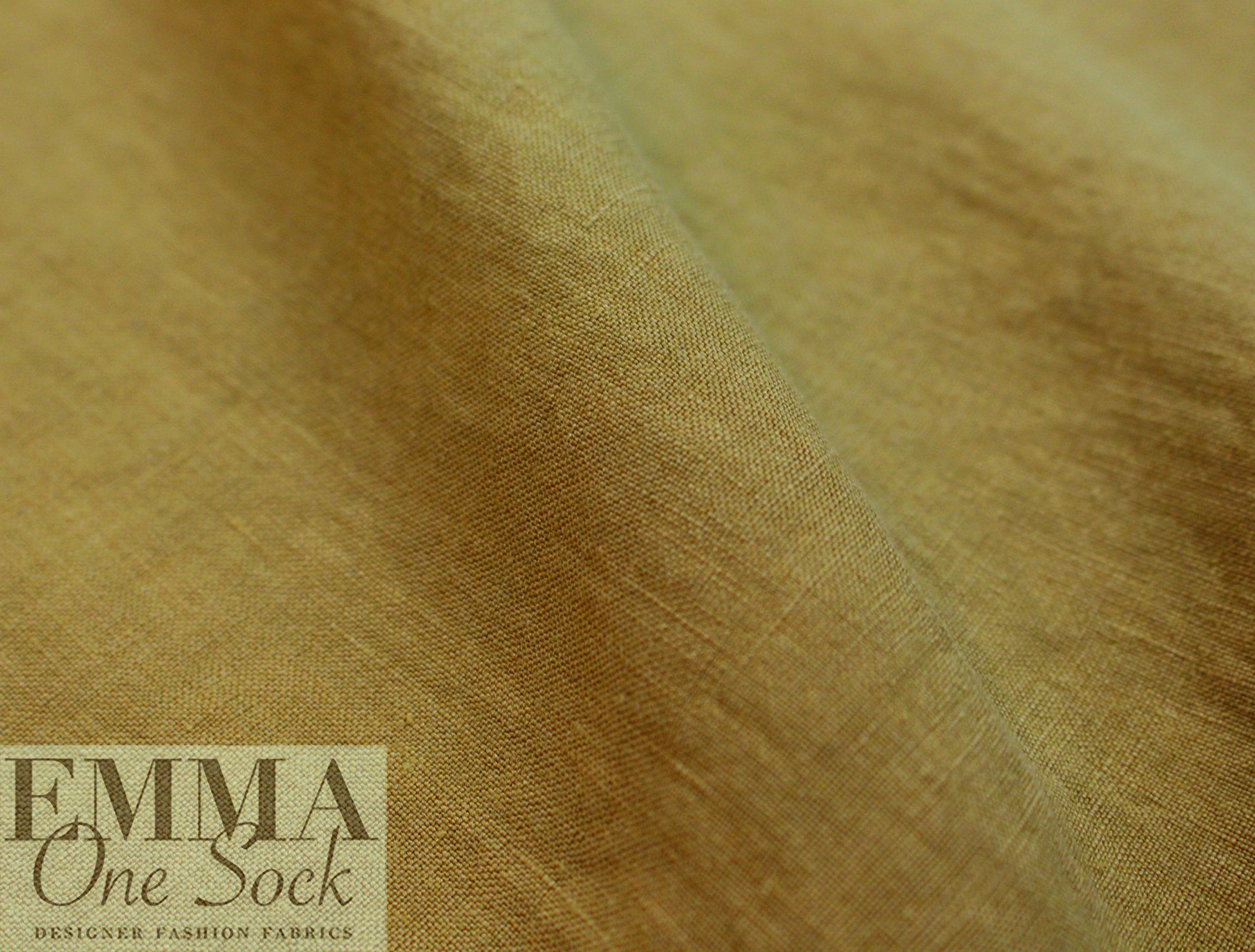 medium-light weight tumbled linen - country dijon 1.75 yd