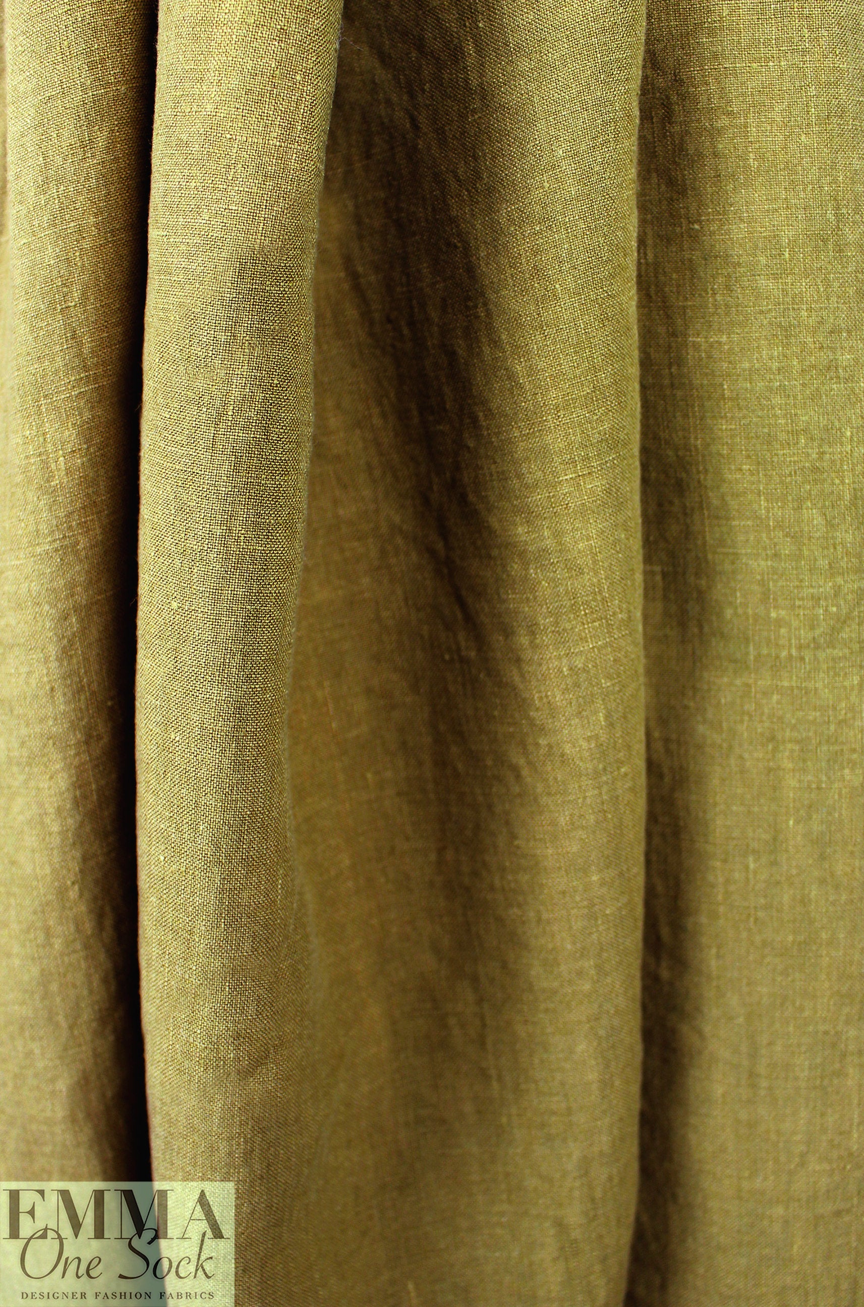 medium-light weight tumbled linen - country dijon 1 yard
