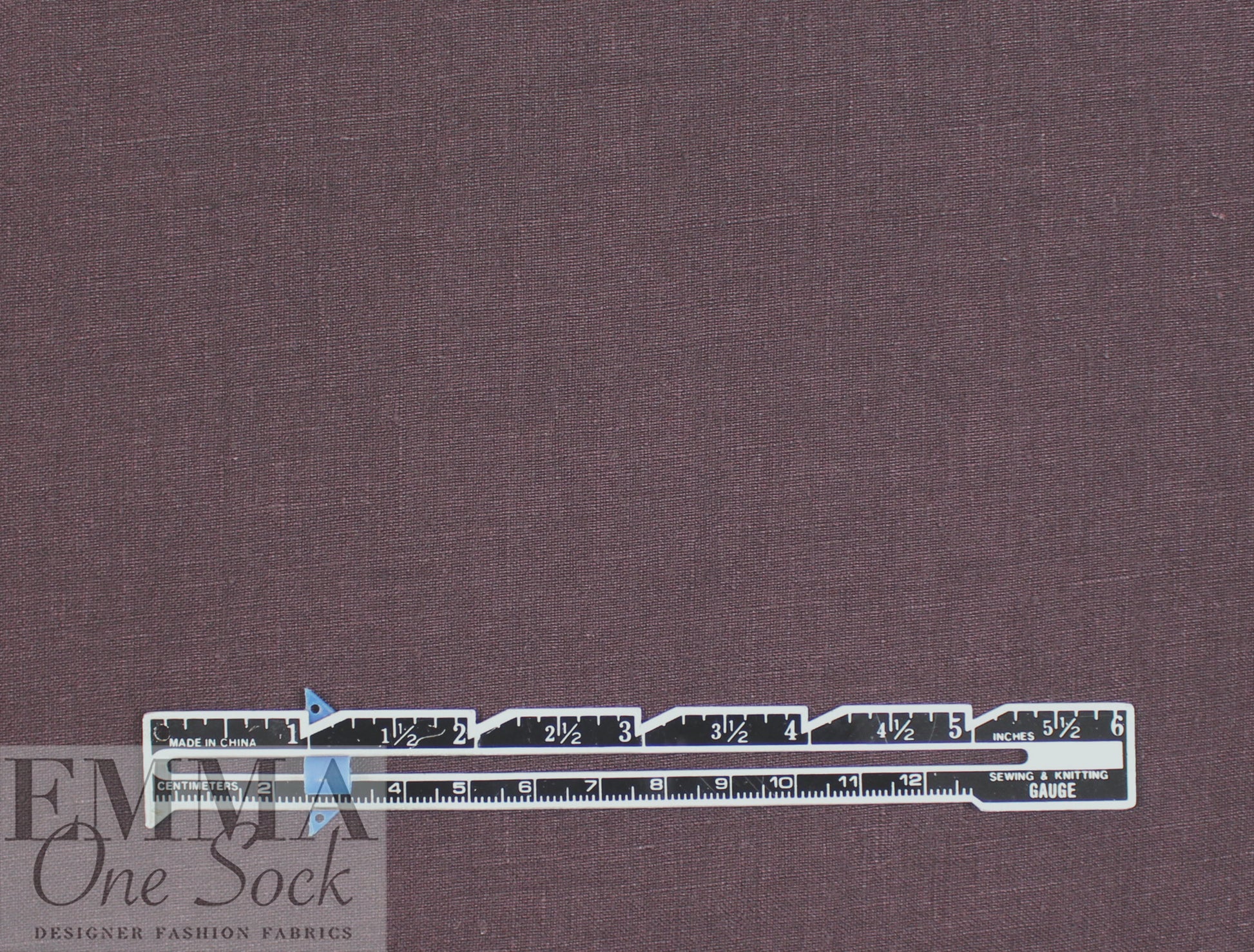 medium-light weight tumbled linen - raisin 1.25 yd
