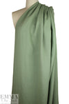medium-light weight tumbled linen - eucalyptus .75 yds