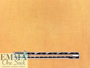 medium-light weight tumbled linen - orange sorbet
