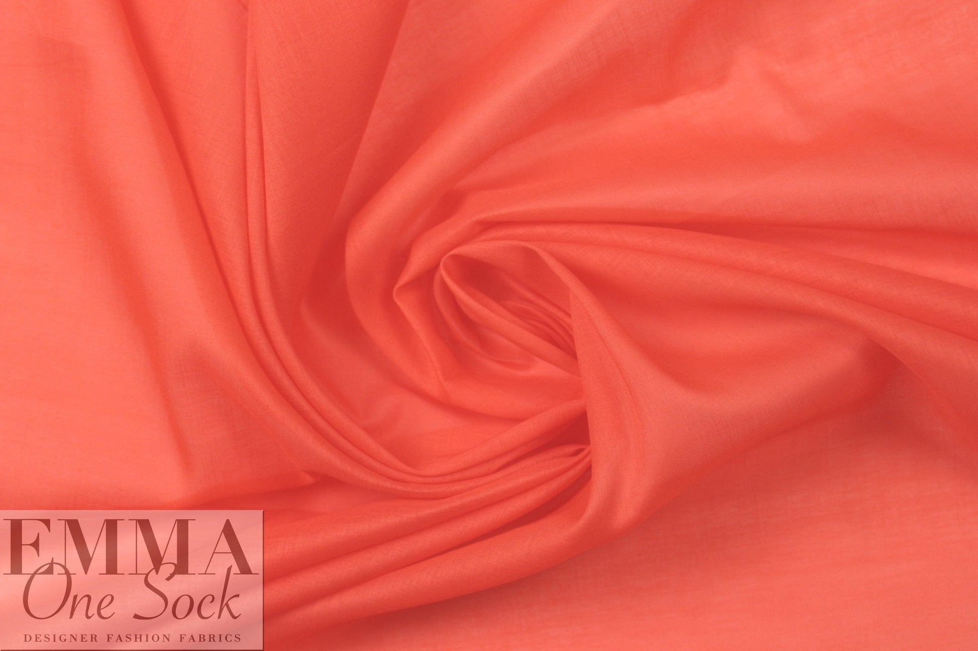 semi-sheer cotton lawn - fiesta red