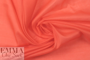 semi-sheer cotton lawn - fiesta red 1.25 yds