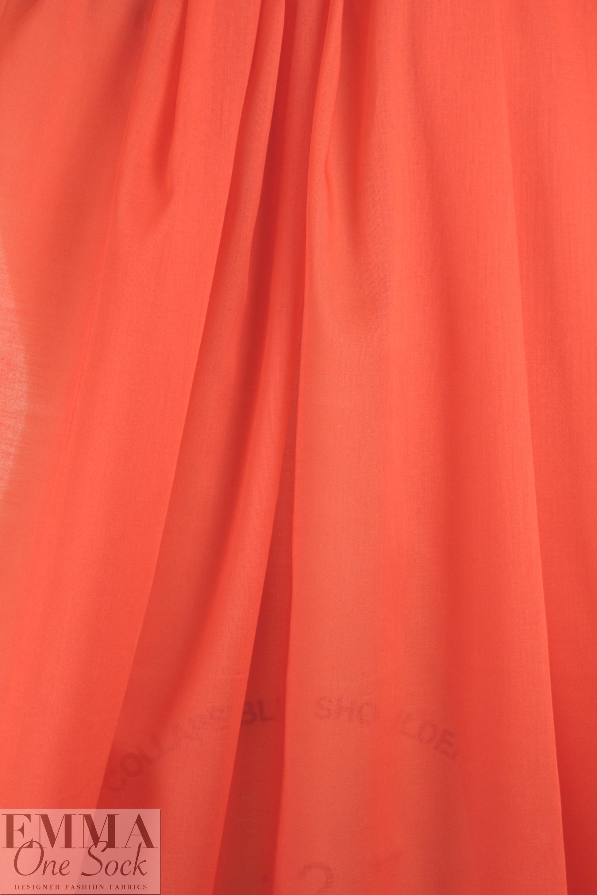 semi-sheer cotton lawn - fiesta red