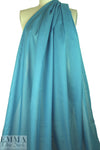 semi-sheer cotton lawn - aqua blue