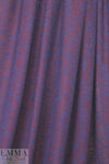 NY designer 2-layer novelty knit - brick/navy 1.625 yd