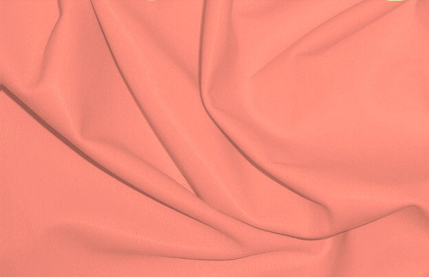 Lambskin - Drum Dyed Nappa-CORAL 6.75 SQ FT