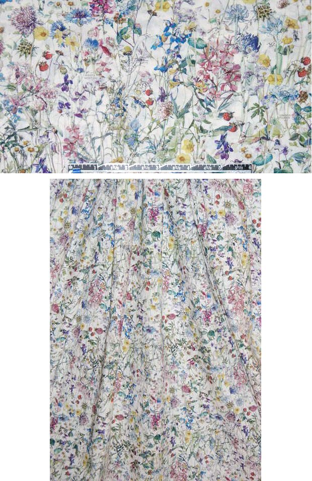 Liberty Art Fabrics: 'Wildflowers-A' Tana lawn