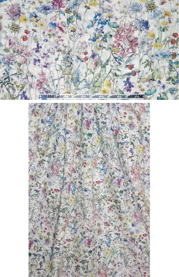 Liberty Art Fabrics: 'Wildflowers-A' Tana lawn