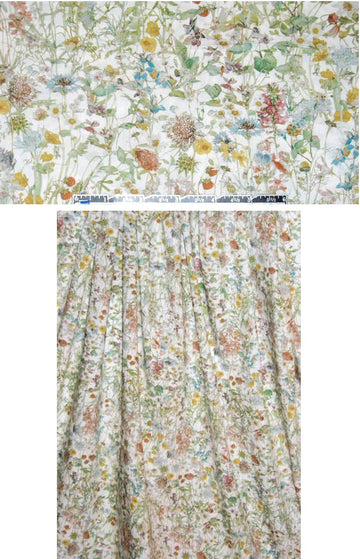 Liberty Art Fabrics: 'Wildflowers-B' Tana lawn