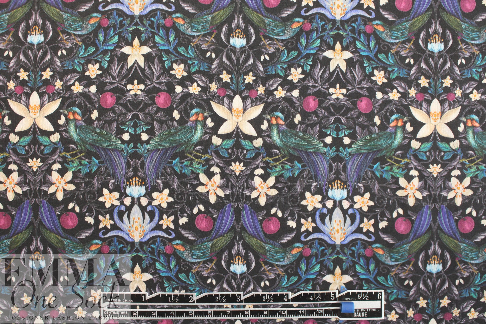 Liberty Art Fabrics: 'Forbidden Fruit - C' Tana lawn