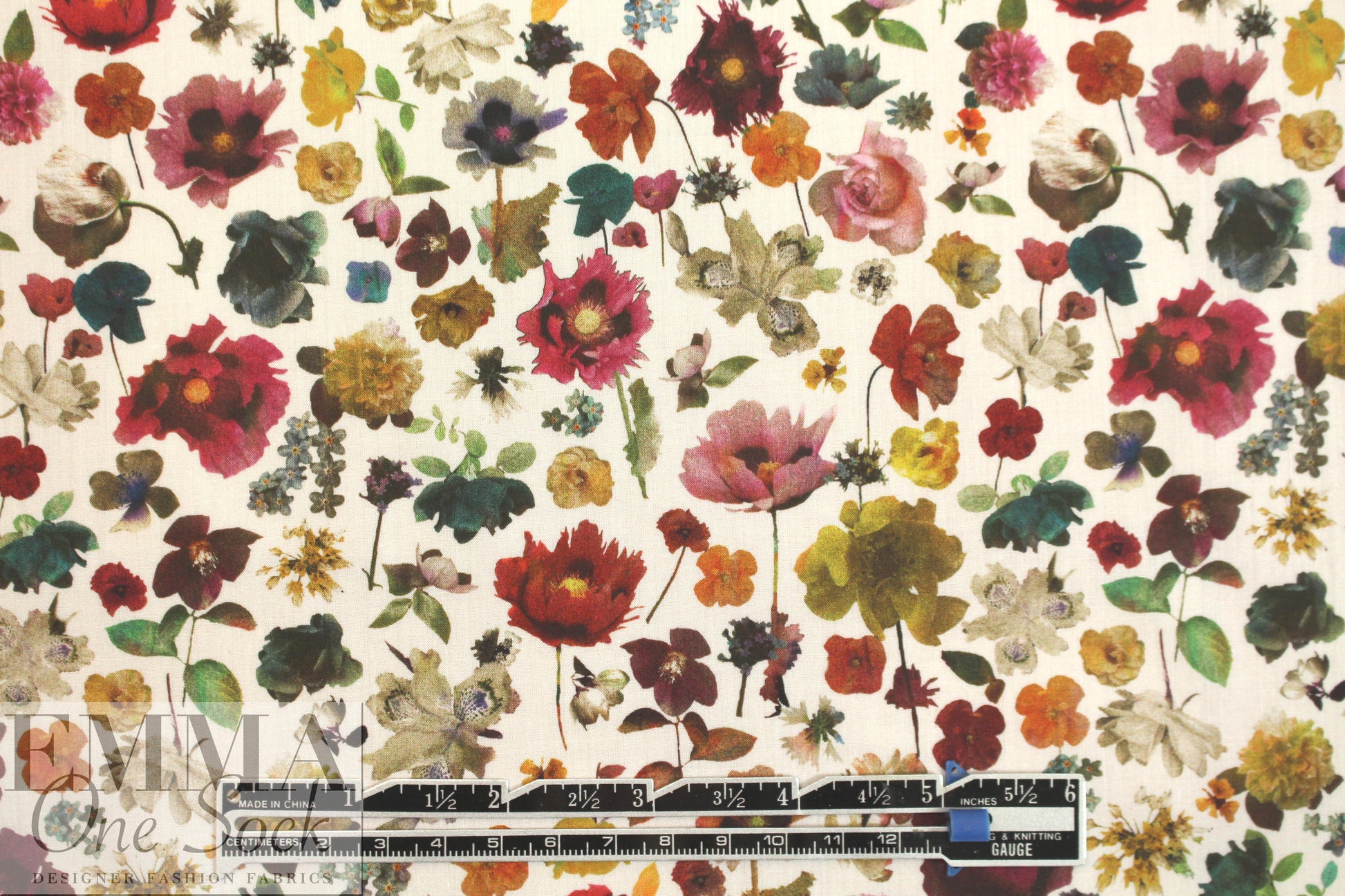 Liberty Art Fabrics: 'Floral Edit - C' Tana lawn