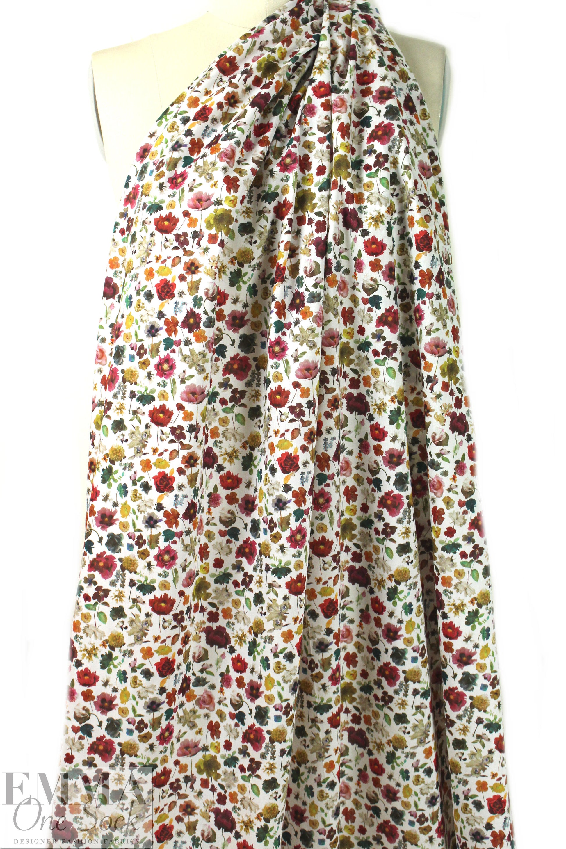 Liberty Art Fabrics: 'Floral Edit - C' Tana lawn