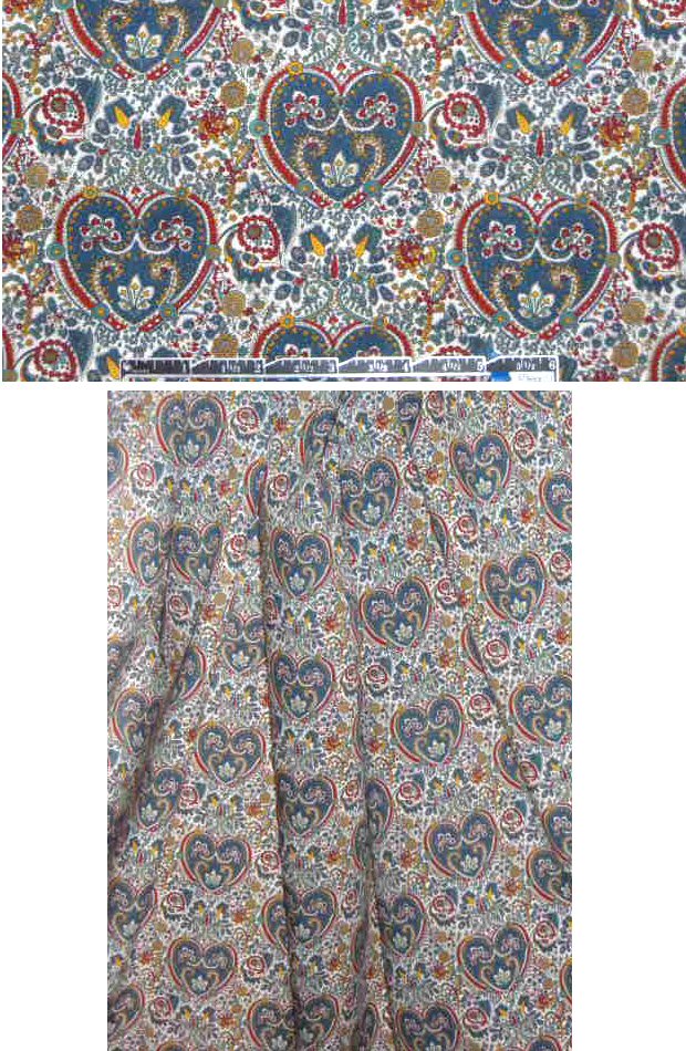 Liberty Art Fabrics: Tana lawn - paisley hearts