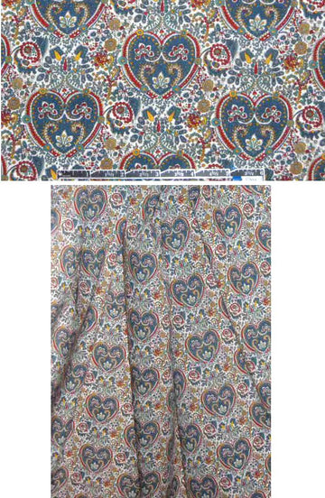 Liberty Art Fabrics: Tana lawn - paisley hearts