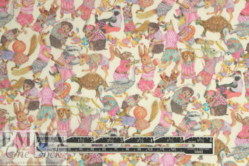 Liberty Art Fabrics: 'Hullabaloo - C' Tana lawn 1.125 yard