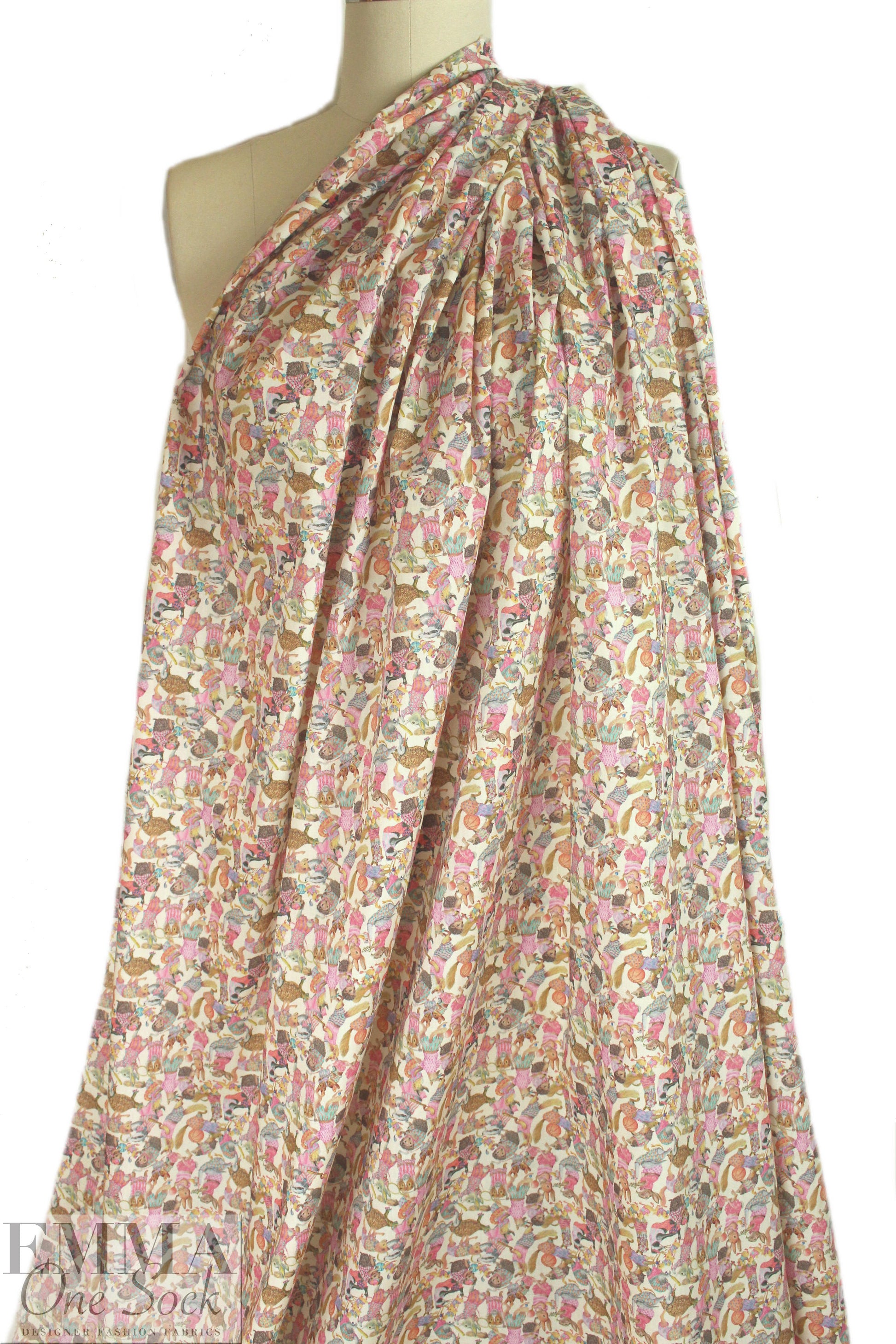 Liberty Art Fabrics: 'Hullabaloo - C' Tana lawn 1.125 yard