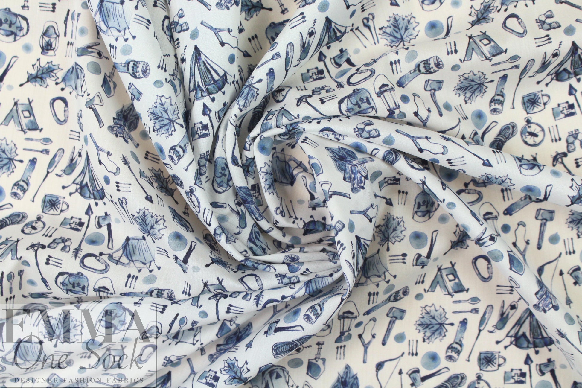 Liberty Art Fabrics: 'Ernest's Adventure - A' Tana lawn 2 yd