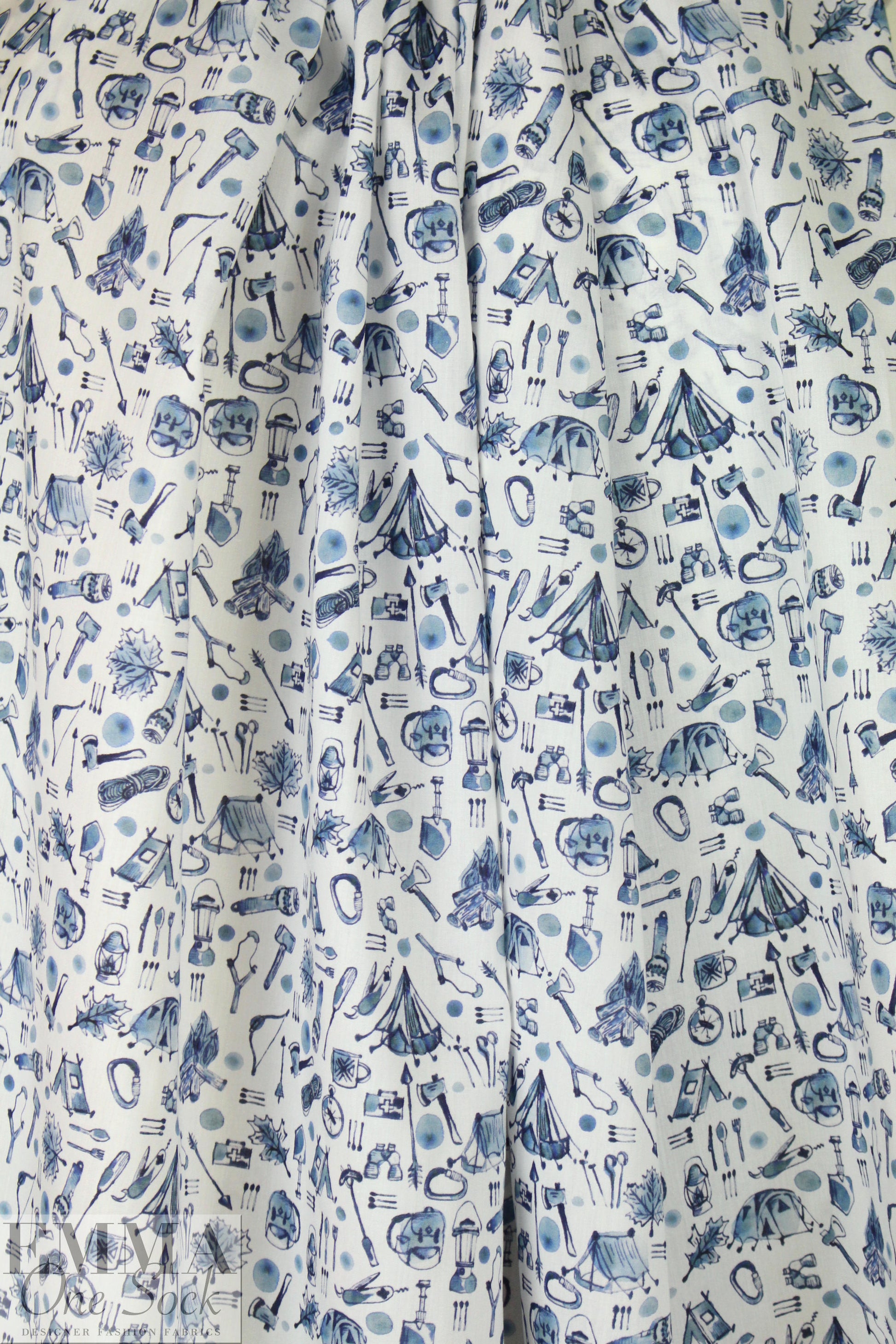 Liberty Art Fabrics: 'Ernest's Adventure - A' Tana lawn 2 yd