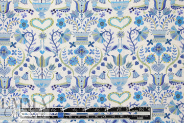 Liberty Art Fabrics: 'Love Birds - B' Tana lawn 1.375 yd