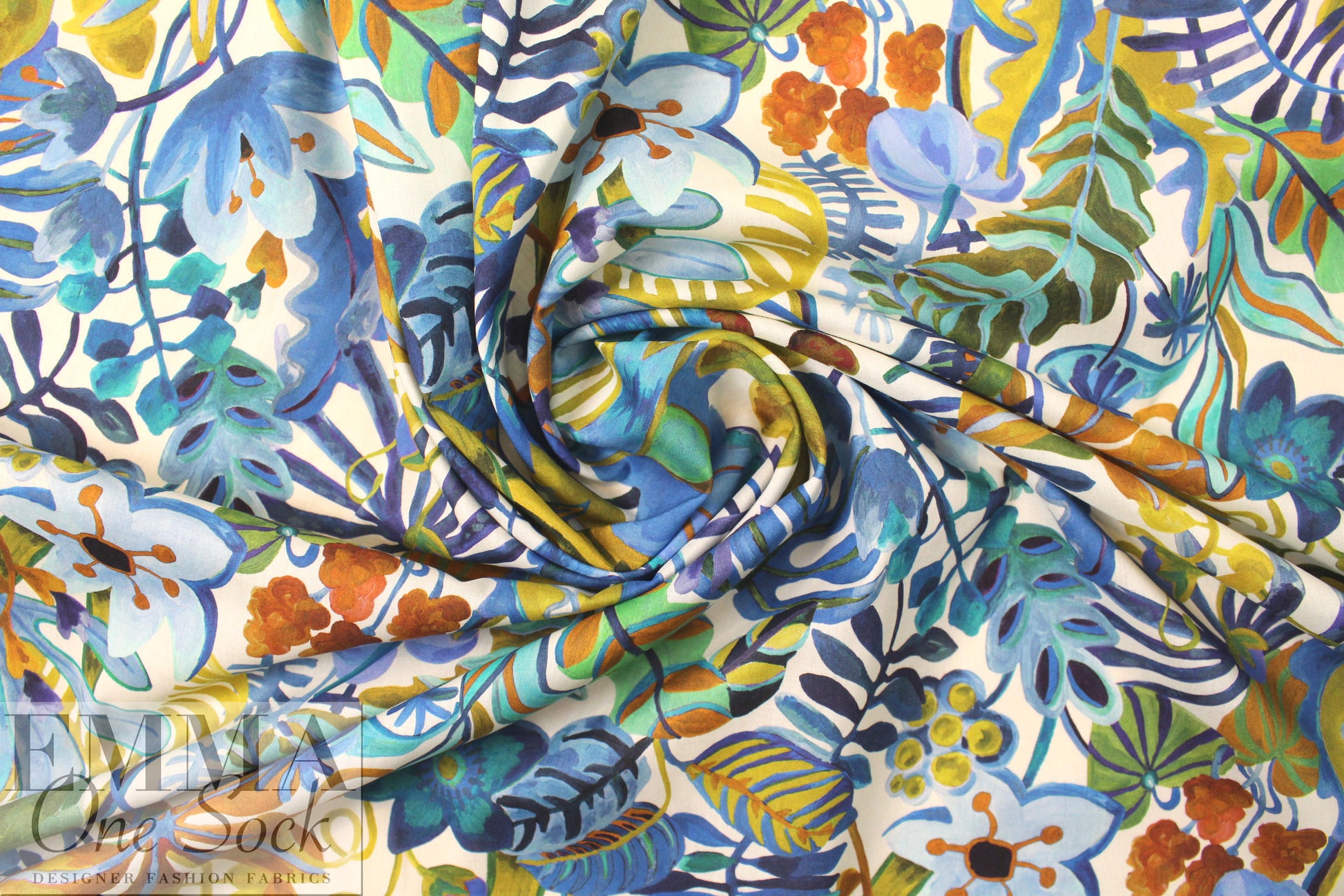 Liberty Art Fabrics: 'Jungle Trip - C' Tana lawn 1.25 yds