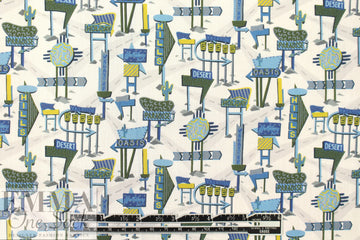 Liberty Art Fabrics: 'Holiday Highway - A' Tana lawn