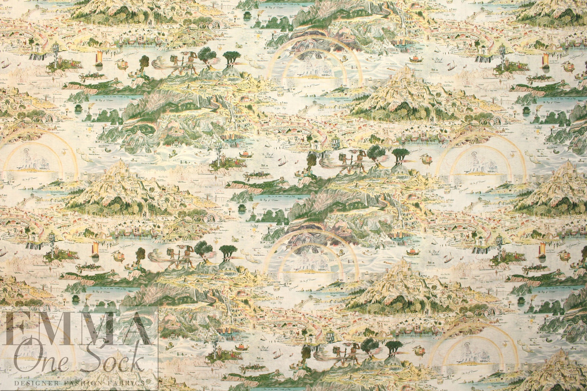 Liberty Art Fabrics: 'Story Island - A' Tana lawn .66 yds