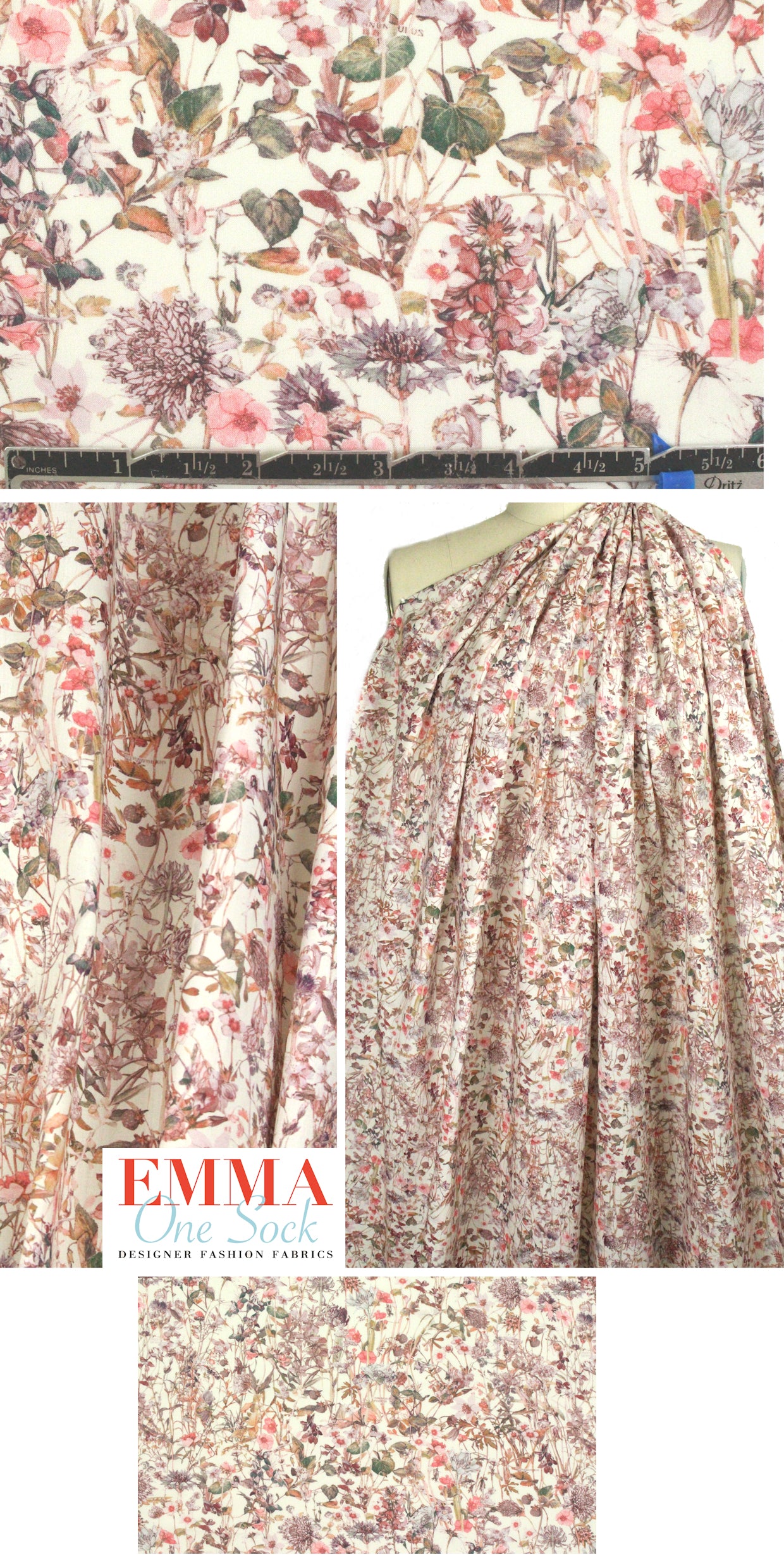 Liberty Art Fabrics: 'Wildflowers' Tana lawn
