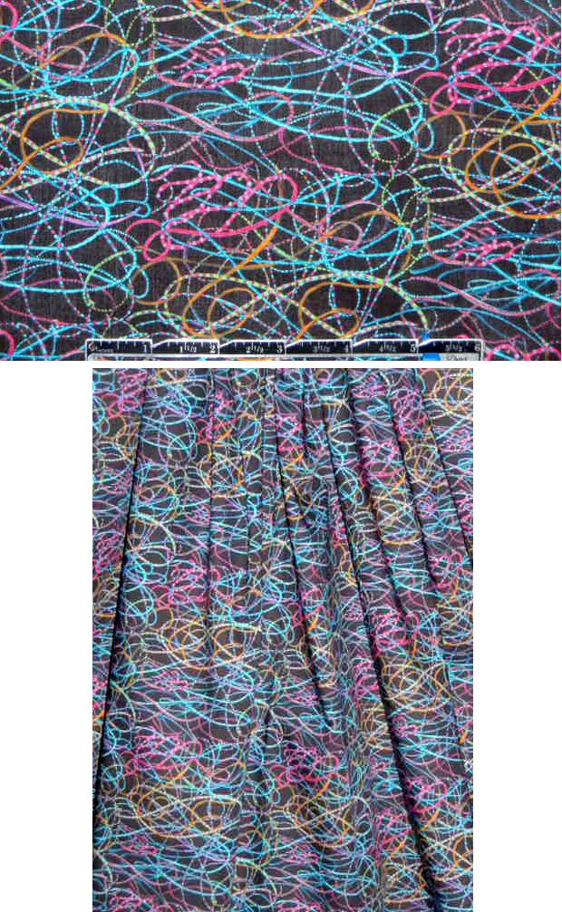 Liberty Art Fabrics: 'Curly Whirly A' Tana lawn 1.33 yd