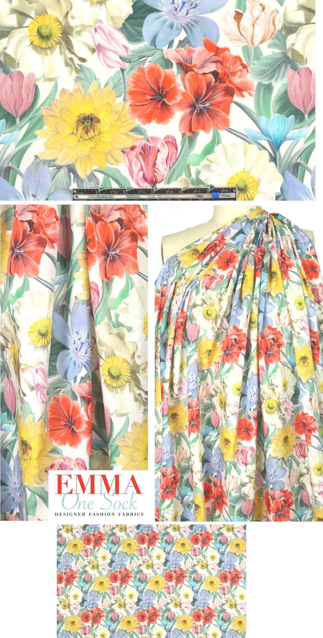 Liberty Art Fabrics: 'Meadow Melody' Tana lawn 2 yds
