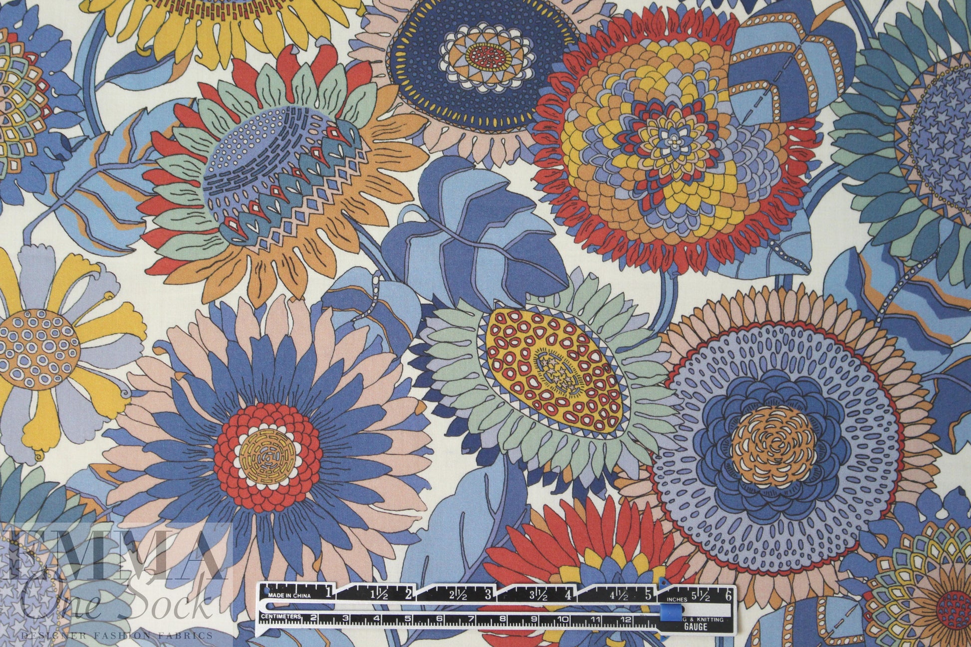 Liberty Art Fabrics: 'Sunflower-A' Tana lawn