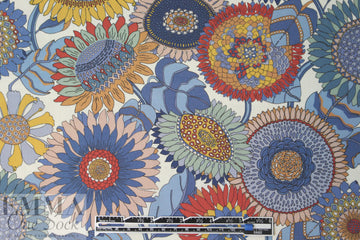 Liberty Art Fabrics: 'Sunflower-A' Tana lawn