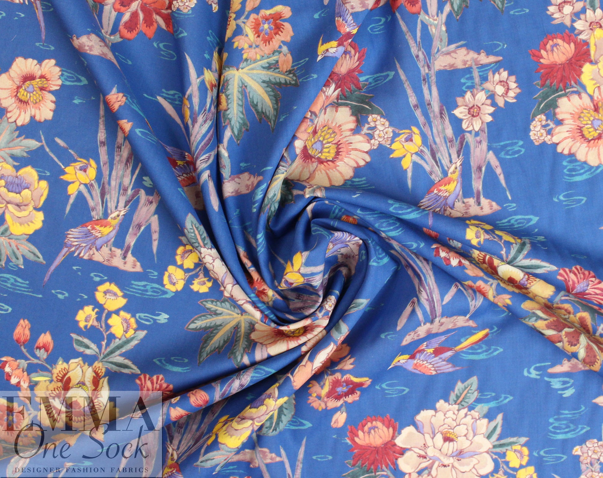 Liberty Art Fabrics: 'Lake Octava - B' Tana lawn