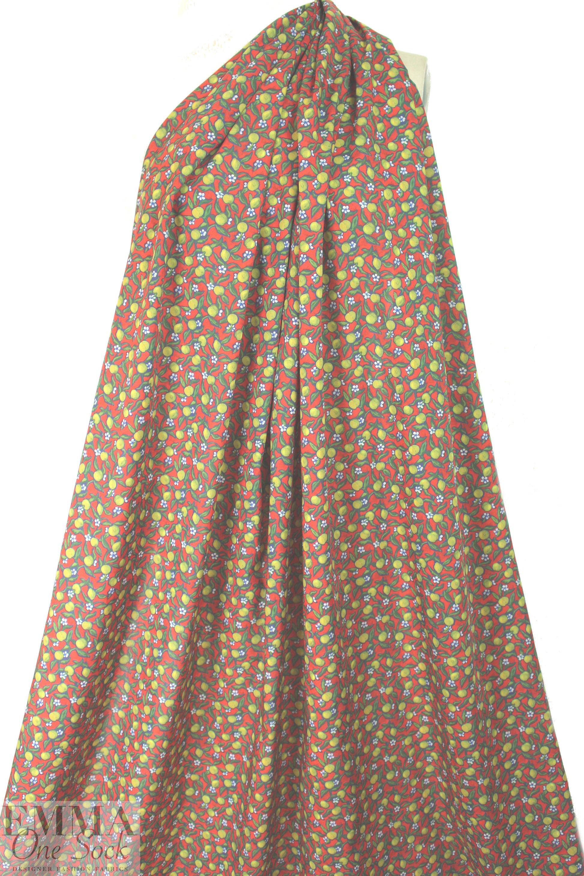 Liberty Art Fabrics: 'Lemon Grove - A' Tana lawn 1.33 yd