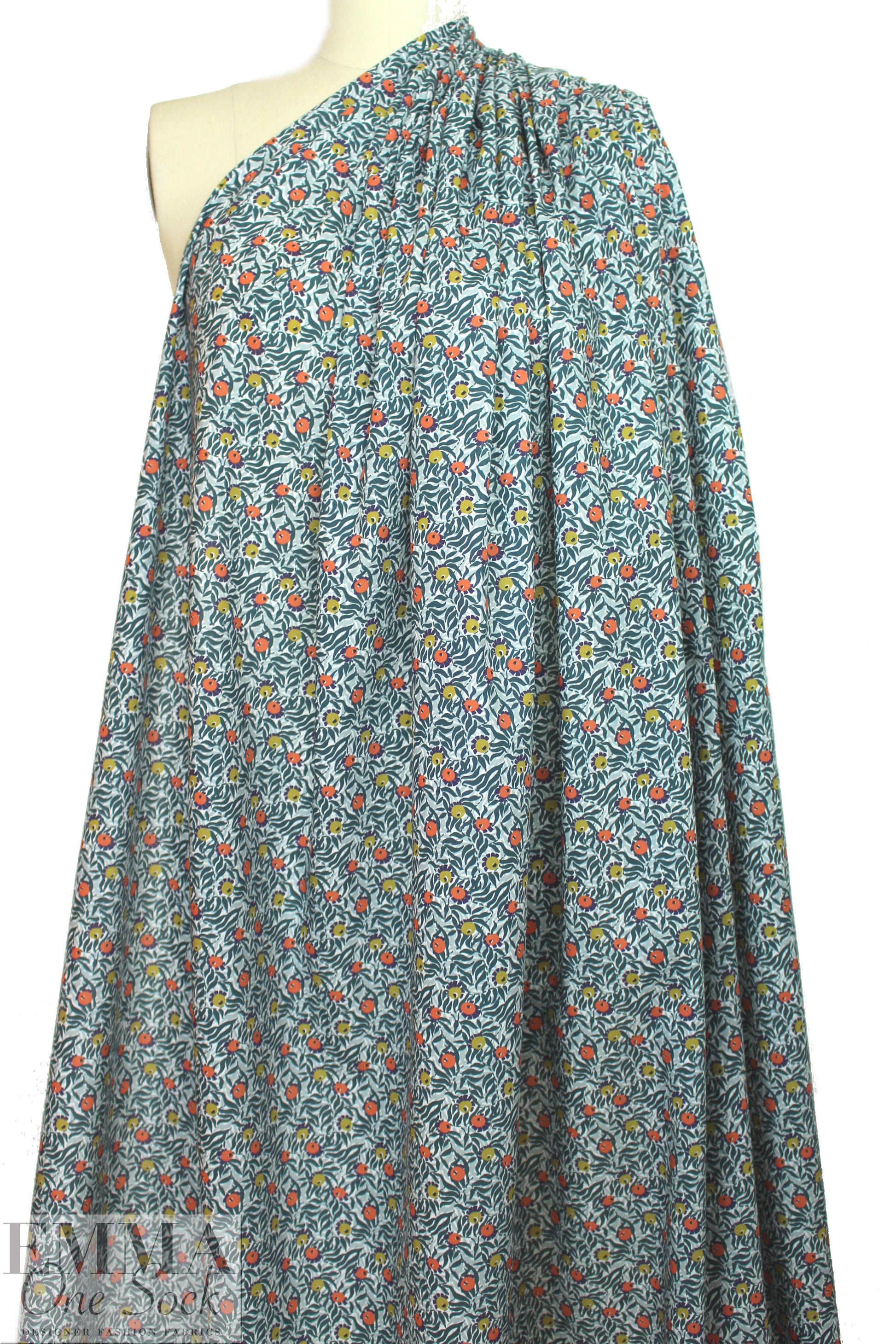 Liberty Art Fabrics: stylized floral Tana lawn