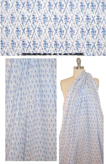 He1mut Lang Liberty Art cotton lawn - blues 1.375 yds