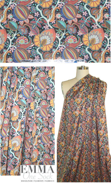 Liberty Art Fabrics: 'Citronella Vine C' Tana lawn