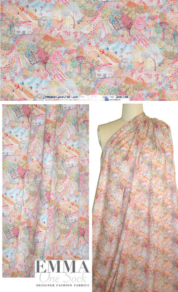 Liberty Art Fabrics: 'Royal Oak House C' Tana lawn 1.375 yds