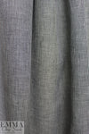 European micro-houndstooth linen woven - black/off white 2 yds