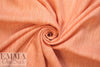 fine quality cross dye linen - tangerine/white