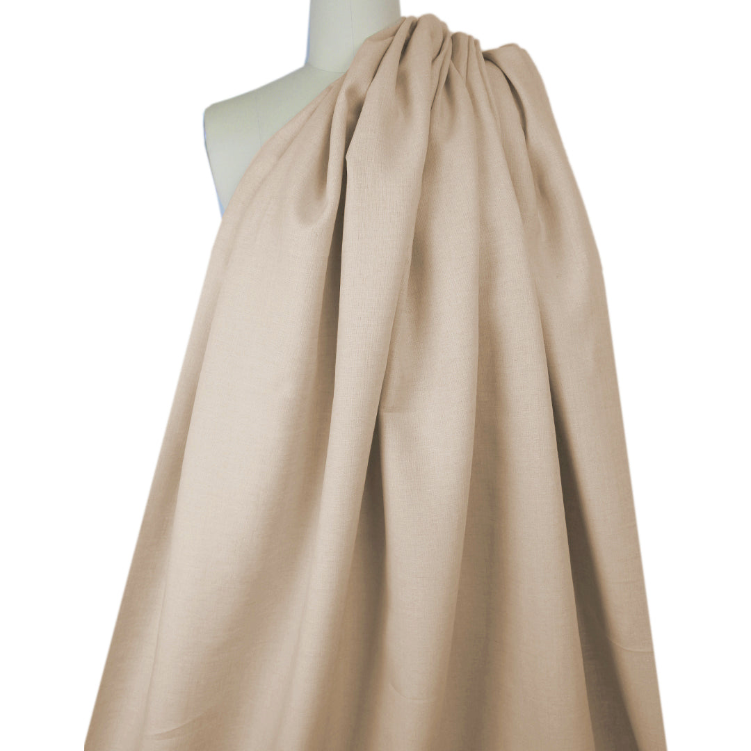 fine quality cross dye linen - sand dollar 1.875 yd