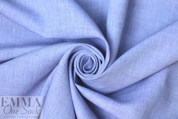 fine quality cross dye linen - light blue/purple 1.75 yds
