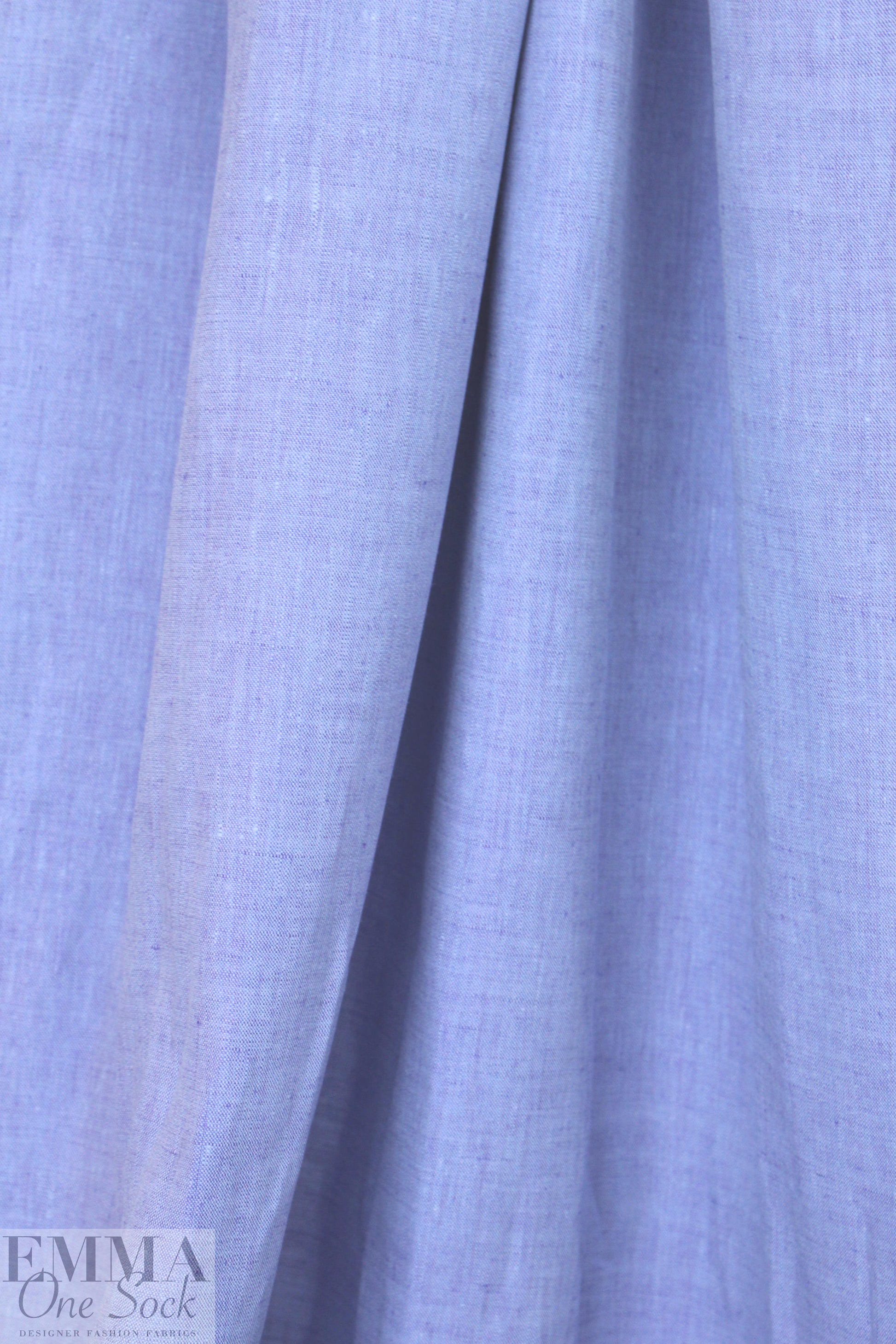 fine quality cross dye linen - light blue/purple 2.5 yd