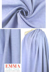 fine quality cross dye linen - light blue/purple 1.875 yd