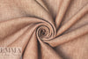 fine quality cross dye linen - ruddy brown 2 yds